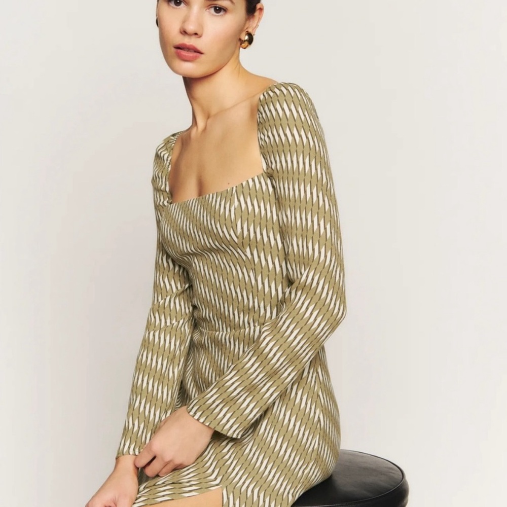 Reformation Peyton Dress Linoleum
